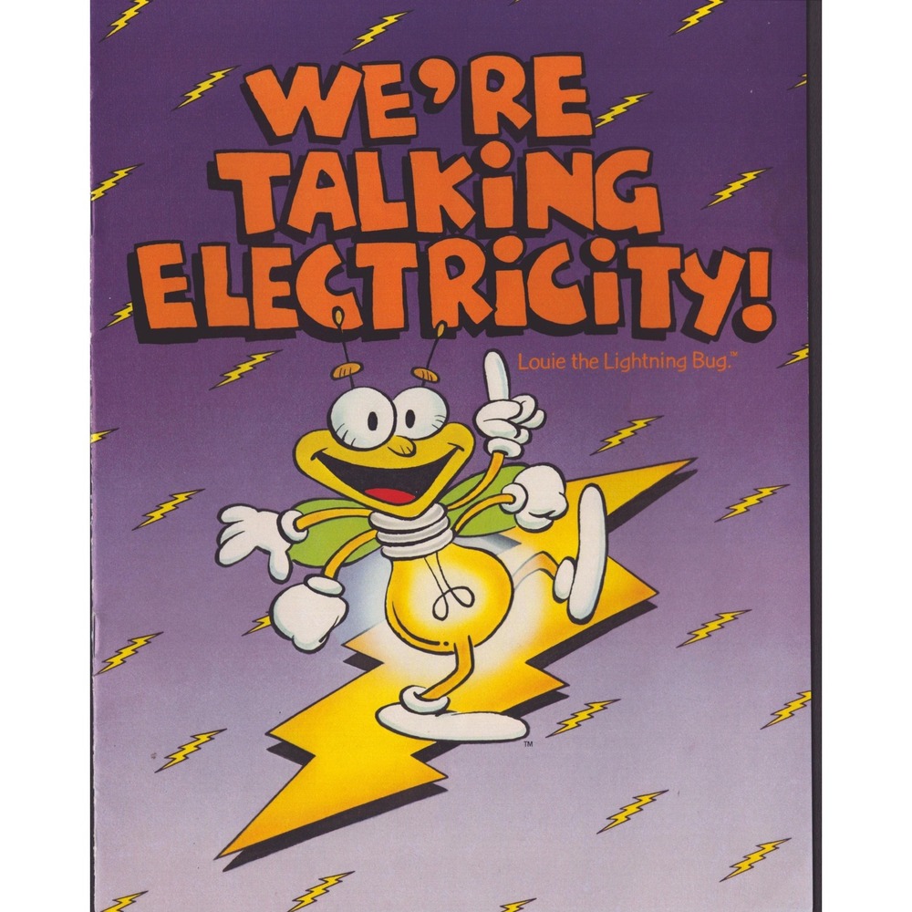 Louie the Lightning Bug We're Talking Electricity Alabama Power Activity Book - Picture 1 of 3